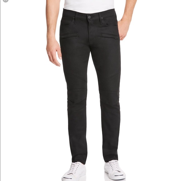 black hudson biker jeans